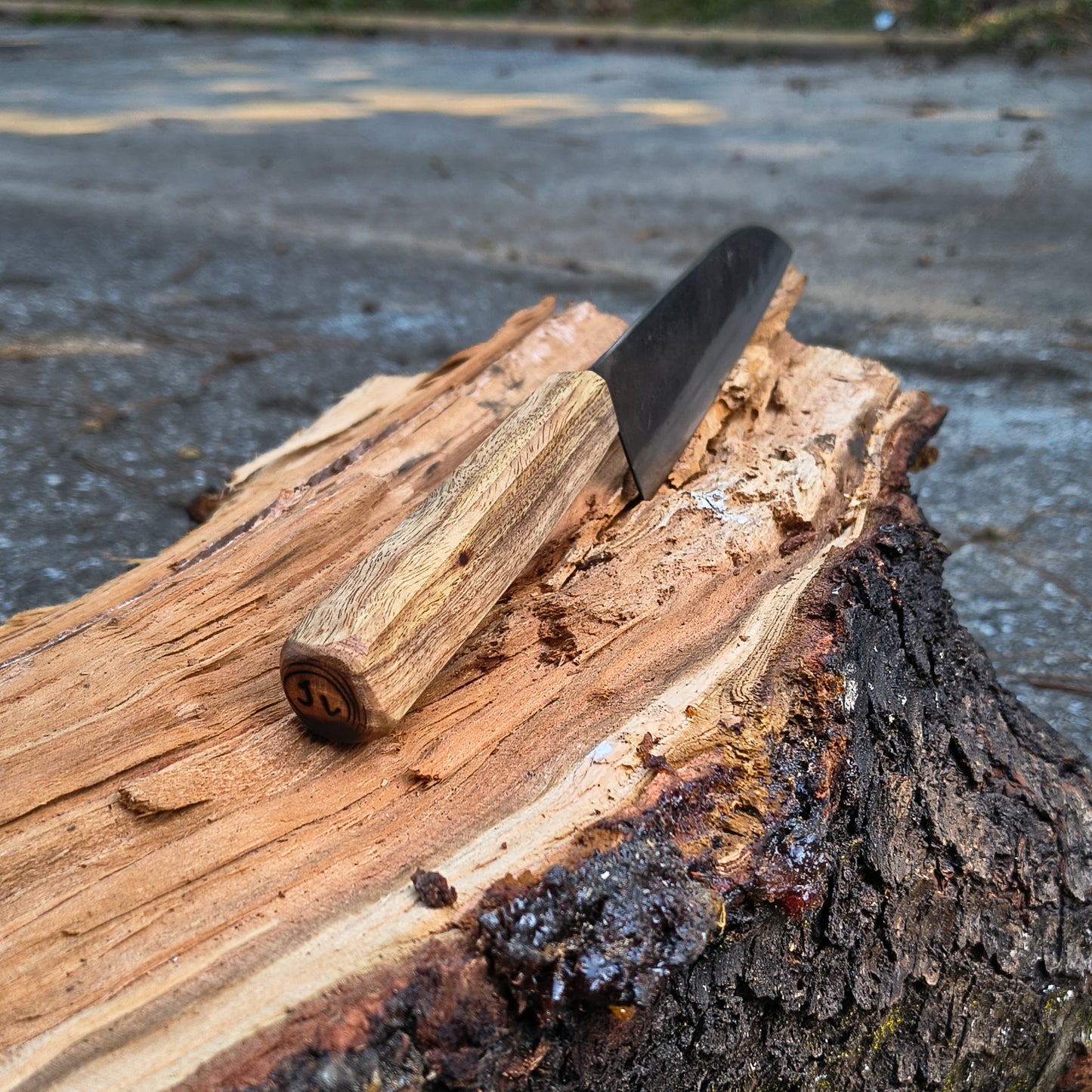 150mm 1075 High carbon Santoku