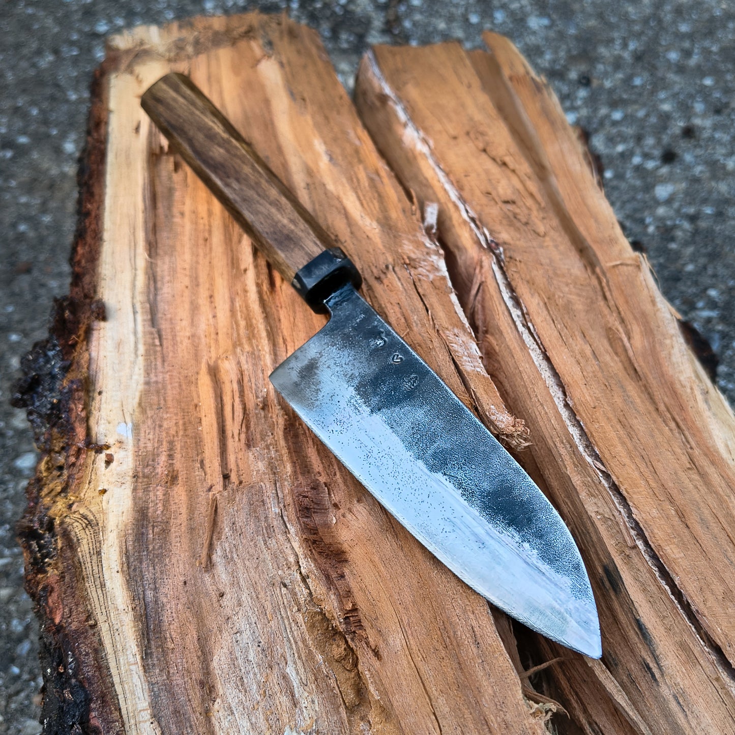140mm 1075 High carbon Santoku